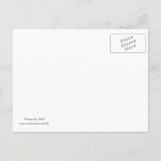 Leopard Print Save the Date Aankondigingskaart (Achterkant)