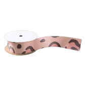 Leopard print seamless design satijnen lint (Spoel)