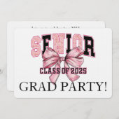 Leopard Print Senior Celebration Kaart (Voorkant / Achterkant)