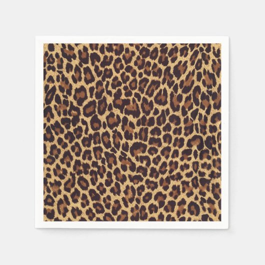 Leopard Print Servetten (Voorkant)