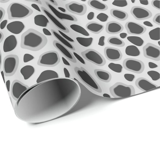 Leopard Print - Shades of Grey Cadeaupapier (Rol Hoek)