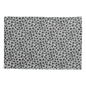 Leopard Print - Shades of Grey Kussensloop (Achterkant)