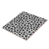 Leopard Print - Shades of Grey Tegeltje (Zijkant)