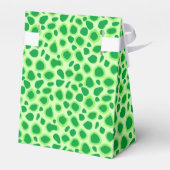 Leopard Print - Shades of Lime Green Bedankdoosjes (Achterkant)