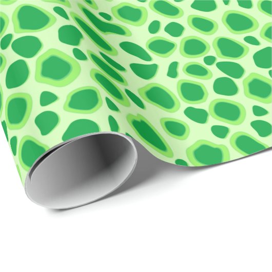 Leopard Print - Shades of Lime Green Cadeaupapier (Rol Hoek)