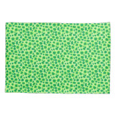 Leopard Print - Shades of Lime Green Kussensloop (Achterkant)