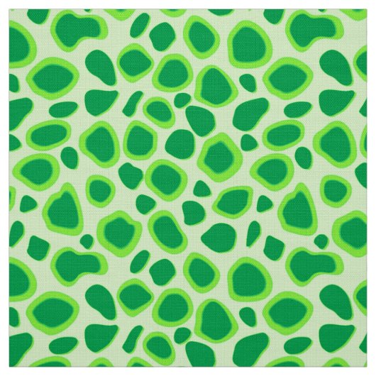 Leopard Print - Shades of Lime Green Stof (Swatch)