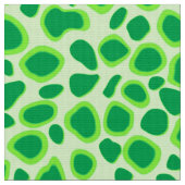 Leopard Print - Shades of Lime Green Stof (Close Up)