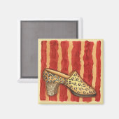 Leopard Print Shoe Magneet (Voorkant / Achterkant)
