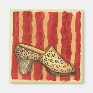 Leopard Print Shoe Magneet