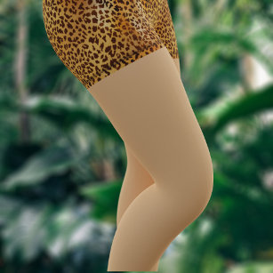 Leopard Print Shorts Kostuum Leggings