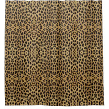 Leopard Print Shower Curtain