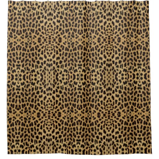 Leopard Print Shower Curtain Douchegordijn (Voorkant)