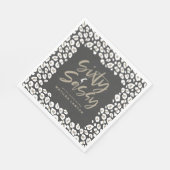 Leopard Print Sixty en Sassy Party Modern Servet (Hoek)