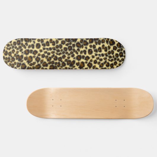 Leopard Print Skateboard (Horizontaal)