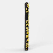 Leopard Print Skin Geel en Zwart Case-Mate iPhone Case (Achterkant/rechts)