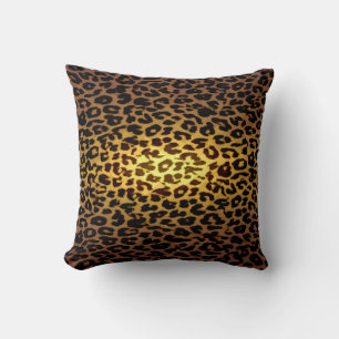 Leopard print skin kussen