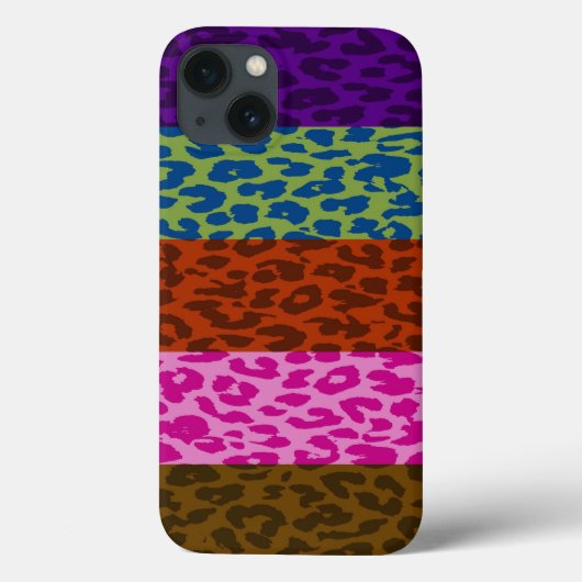 Leopard Print Skin Stripe Patroon 3 Case-Mate iPhone Case (Achterkant)