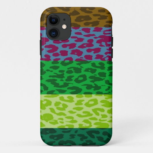 Leopard Print Skin Stripe Patroon 4 Case-Mate iPhone Case (Achterkant)