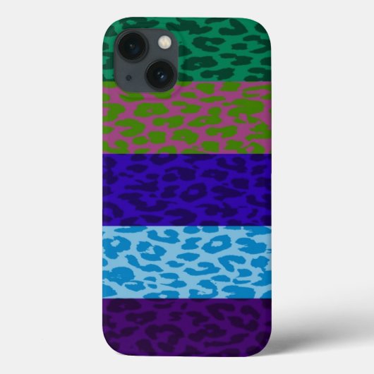Leopard Print Skin Stripe Patroon 5 Case-Mate iPhone Case (Achterkant)