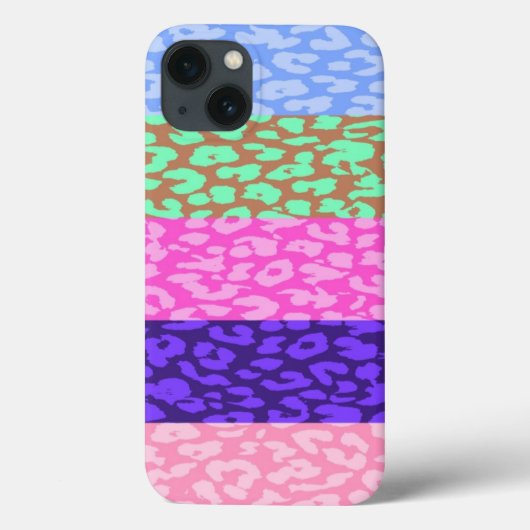 Leopard Print Skin Stripe Patroon 9 Case-Mate iPhone Case (Achterkant)