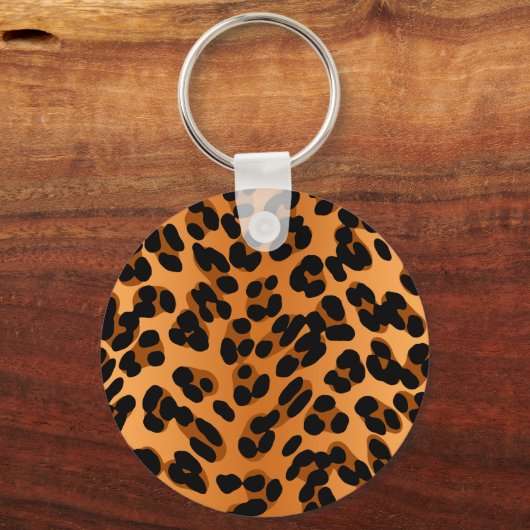 Leopard Print Sleutelhanger (Voorkant)