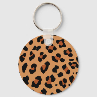 Leopard Print Sleutelhanger