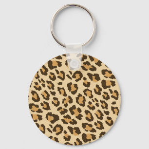Leopard Print Sleutelhanger