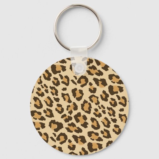 Leopard Print Sleutelhanger (Voorkant)