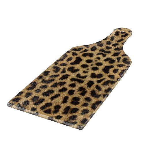 Leopard print snijplank (Hoek)