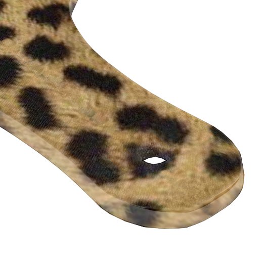 Leopard print snijplank (Hoek)