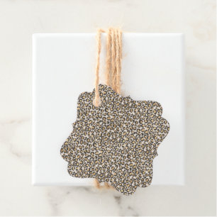 Leopard Print Spots Chic Trendy Dierenvriend Bedankjes Labels