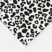  leopard Print Spring Green Bow met naam Fleece Deken (Hoek)