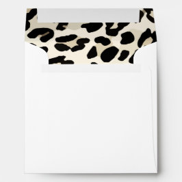 Leopard Print Square Envelope Stationery Enveloppen
