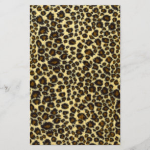 Leopard Print Stationery Briefpapier