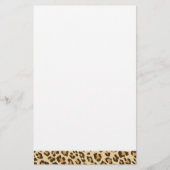 Leopard Print Stationery Briefpapier (Voorkant)