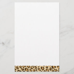 Leopard Print Stationery Briefpapier