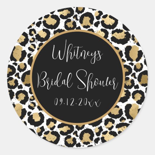 Leopard Print Stickers - Cheetah Print (Voorkant)