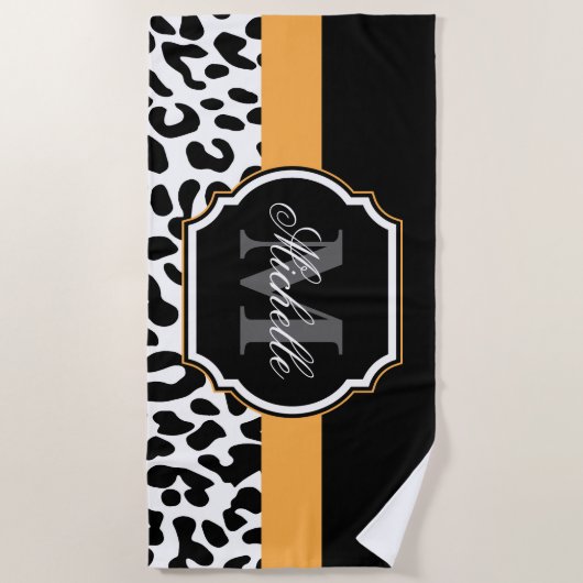 Leopard Print Strandlaken (Voorkant)