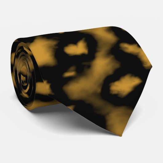 Leopard Print Stropdas (Opgerold)