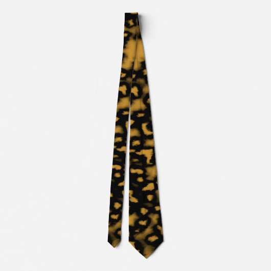 Leopard Print Stropdas (Achterkant)