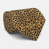Leopard Print Stropdas (Opgerold)
