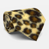 Leopard Print Stropdas (Opgerold)