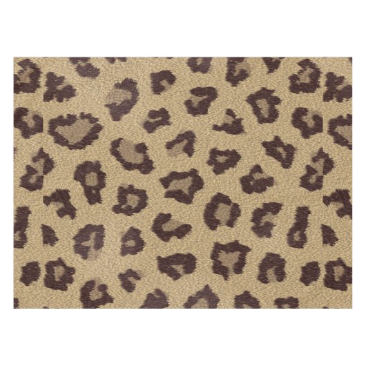 Leopard Print Tafelkleed (Voorkant (Horizontaal))