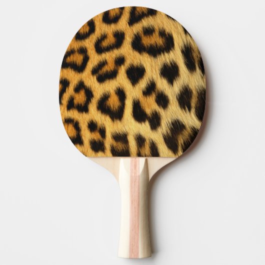 Leopard Print Tafeltennisbatje (Voorkant)