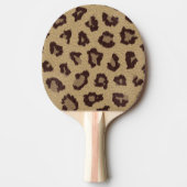 Leopard Print Tafeltennisbatje (Voorkant)