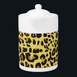 Leopard Print Teapot Theepot<br><div class="desc">Leopard Print Teapot</div>