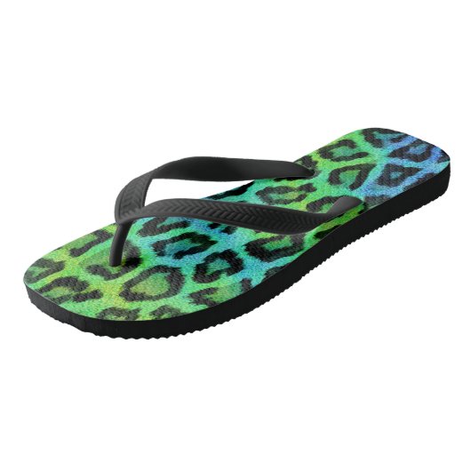 Leopard Print Teenslippers (Schuin)