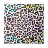 Leopard Print Tegel Tegeltje (Voorkant)