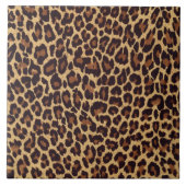 Leopard Print Tegeltje (Voorkant)